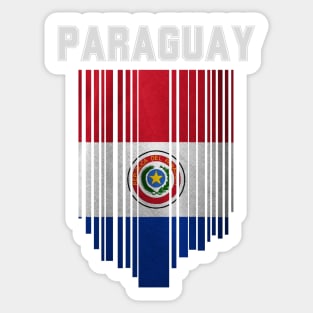 Paraguay flag, paraguayan flag Sticker